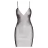 Cottelli Party - seksi mini haljina sa efektom lanaca (crna) - S/M