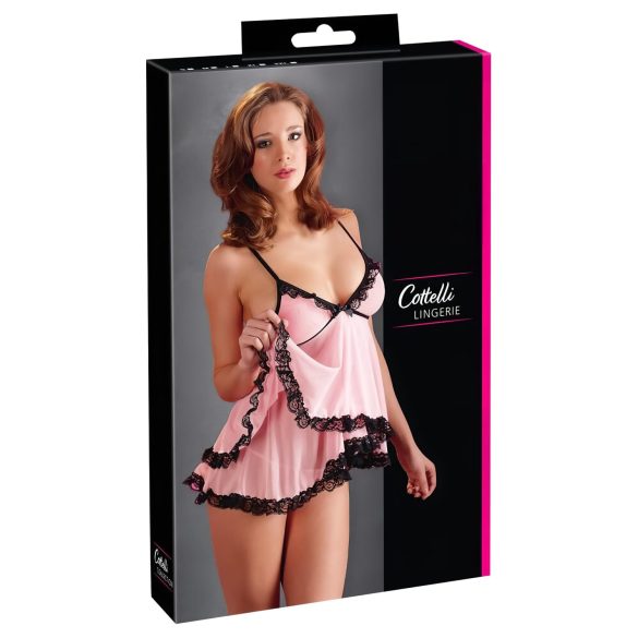 Cottelli - Slatki, naborani mamac - babydoll - XXL