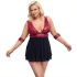 Cottelli Bondage Plus Size - crveni babydol
