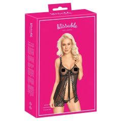 Poljubiva - otvoreni babydoll (crni)