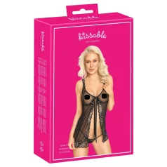 Poljubiva - otvoreni babydoll (crni)