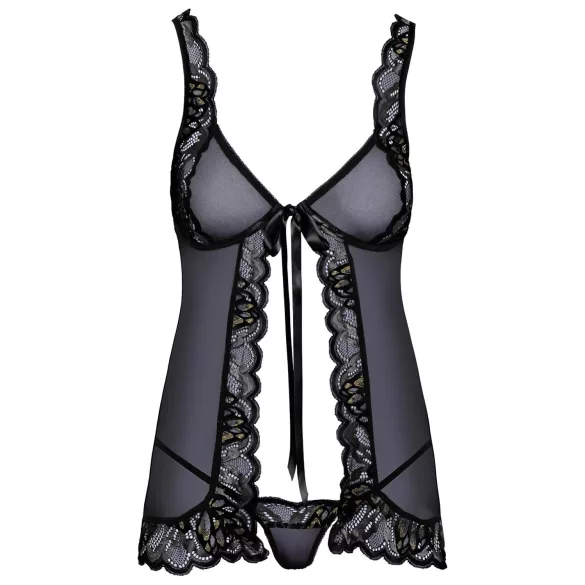 Poljubiva - otvoreni babydoll (crni)