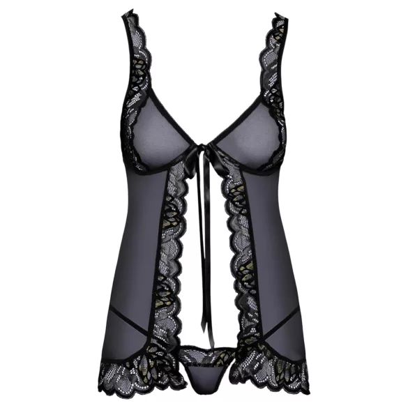 Poljubiva - otvoreni babydoll (crni)