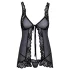 Poljubiva - otvoreni babydoll (crni)