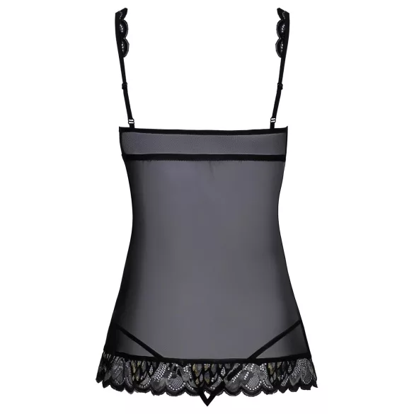 Poljubiva - otvoreni babydoll (crni)