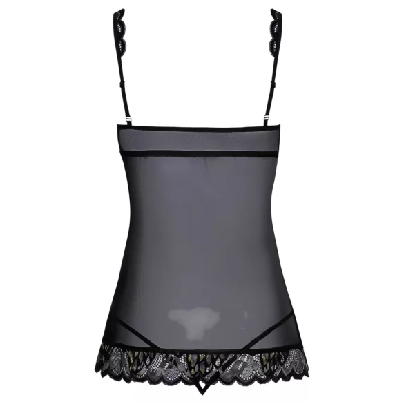 Poljubiva - otvoreni babydoll (crni)