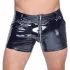 Black Level - Muške lak pantalone sa bočnim džepovima (crne) - L