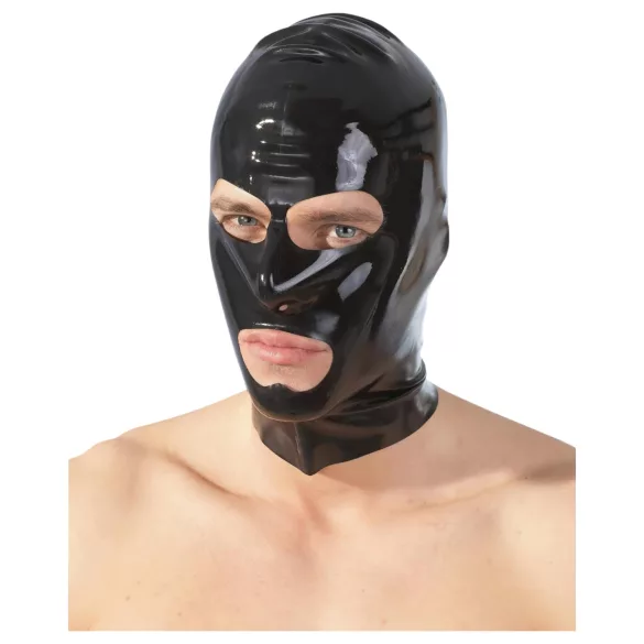 Latex sisaljka maska (crna)