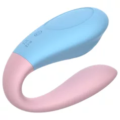   Mrow 03 - akumulatorski, vodootporni parni vibrator (plavo-roze)