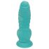 OgazR Morska Zmija - talasasti dildo - 17 cm (plavo-belo)