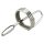 DeepRing - prstenasti metalni dilatator - 9cm (srebrni)