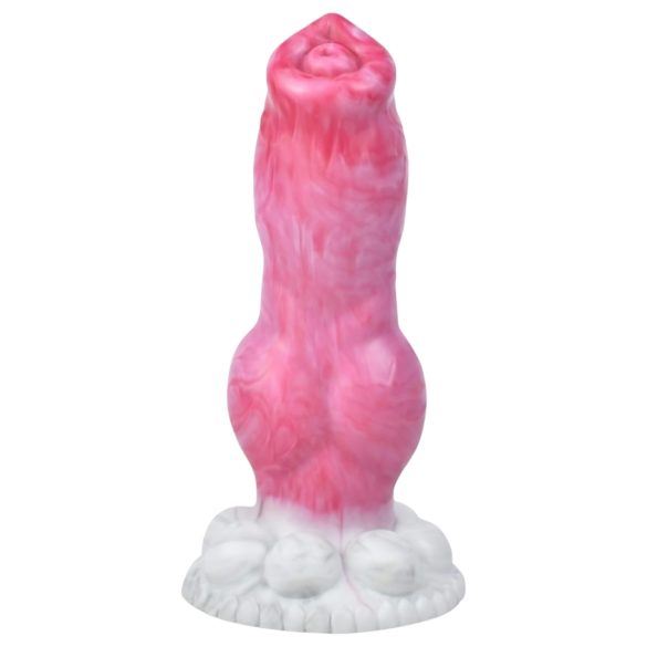 Animalorny Buldog - dildo za pseći penis - 17cm (ružičasta)