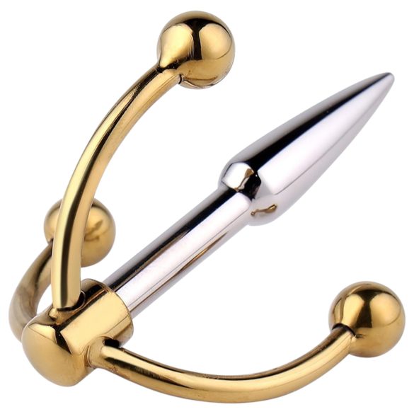 Urethralplay - Metalni dilatator sa sidrom - 4,5cm (srebrni)