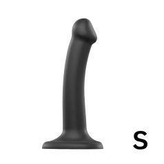 Strap-on-me Dual S - dvostruki sloj dildo (crna)
