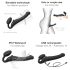 Strap-on-me M - vibrator na kaiš - srednji (crni)