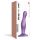 Strap-on-me Curvy M - talasasti dildo sa vakumskom bazom (ljubičasti)