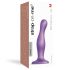 Strap-on-me Curvy M - talasasti dildo sa vakumskom bazom (ljubičasti)