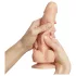 Strap-on-me S - dvoslojni dildo sa vakum čašom (u boji kože)