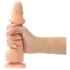 Strap-on-me S - dvoslojni dildo sa vakum čašom (u boji kože)