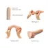 Strap-on-me S - dvoslojni dildo sa vakum čašom (u boji kože)