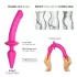 Strap-on-me Swith Polurealističan XXL - 2u1 dildo (roze)