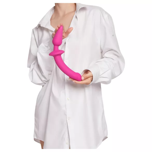 Strap-on-me Swith Polurealističan XXL - 2u1 dildo (roze)
