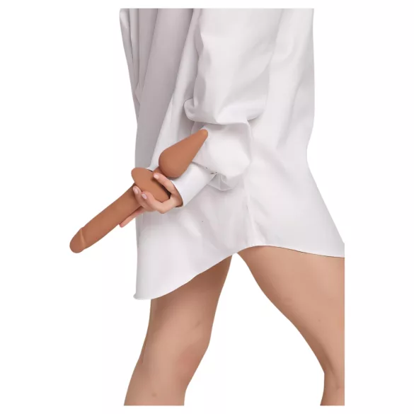 Strap-on-me Switch Realistic L - 2 u 1 silikonski dildo (prirodna boja)