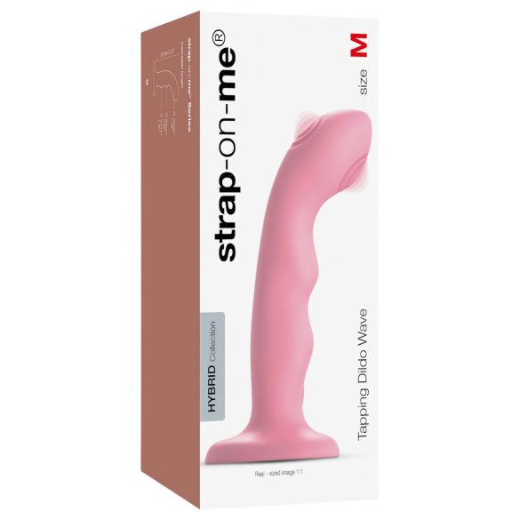 Strap-on-me M - vodootporni, pulsirajući G-tačka vibrator (roze)