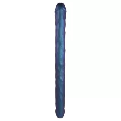 Strap-on-me - dupli dildo (metalno plava)