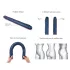 Strap-on-me - dupli dildo (metalno plava)