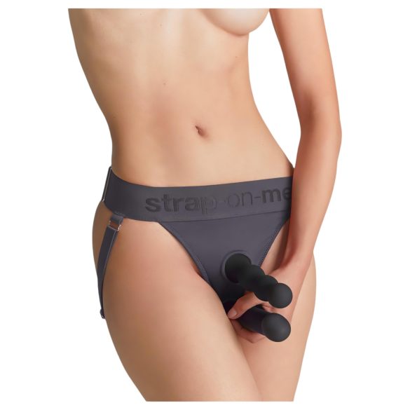 Strap-on-me - donje rublje za strap-on dildo - XS-XXL (siva)