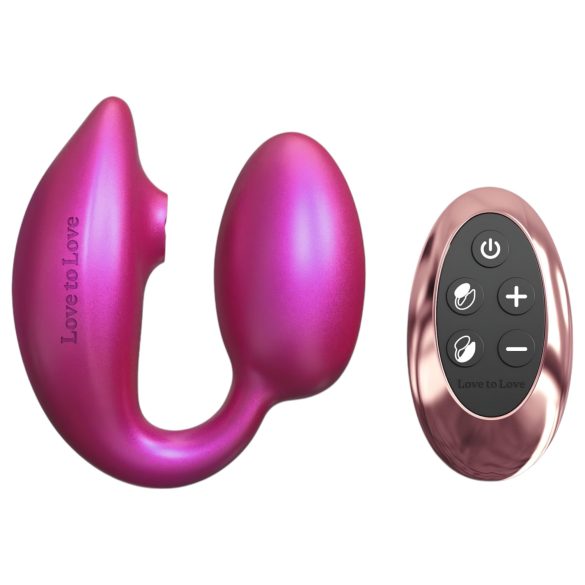 Wonderlover G-tačka vibrator, metalik pink