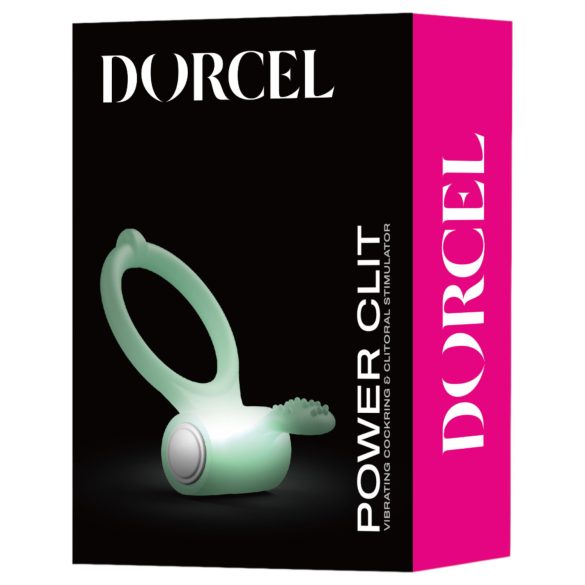 Dorcel - svetleći vibrirajući prsten za penis (beli)