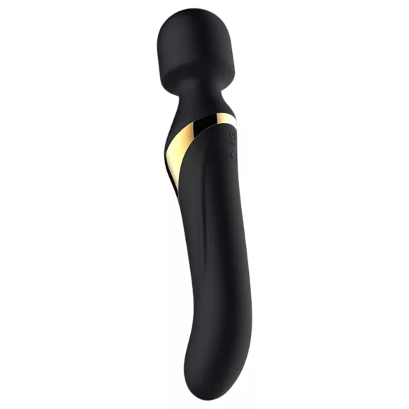 Dorcel Dvostruki Užitak Gold - 2u1 masažer i vibrator (crni)