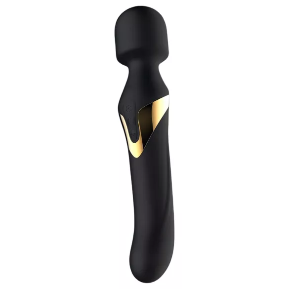 Dorcel Dvostruki Užitak Gold - 2u1 masažer i vibrator (crni)