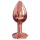 Dorcel Diamond Plug S - aluminijumski analni čep - mali (roze zlato)