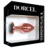 Dorcel Diamond Plug S - aluminijumski analni čep - mali (roze zlato)