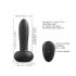 Dorcel Deep Thrust - потискивајући вибратор (црни)