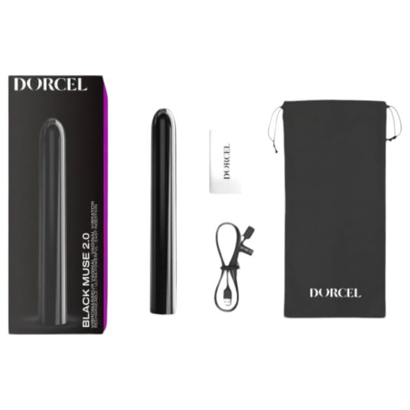 Dorcel Black Muse 2.0 - crni punjivi vibrator