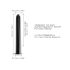 Dorcel Black Muse 2.0 - crni punjivi vibrator