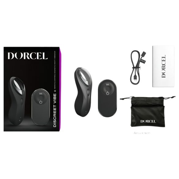 Dorcel Diskreti Vibe+ - Bežični klitoralni vibrator na punjenje (crni)