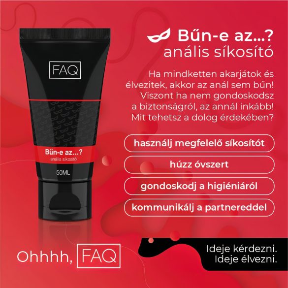 FAQ - Da li je greh...? Analni lubrikant (50ml)