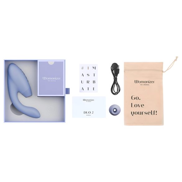 Womanizer Duo 2 - 2u1 G-tačka vibrator (ljubičasti)