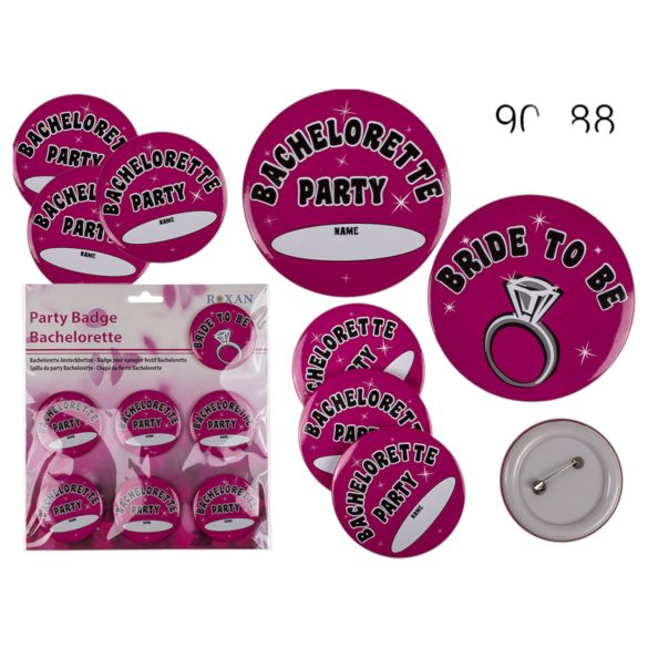 Bedževi za devojačko veče (roze)