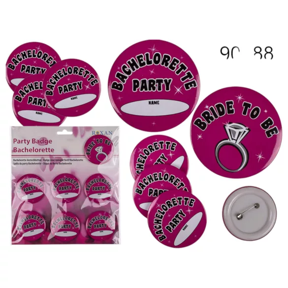Bedževi za devojačko veče (roze)