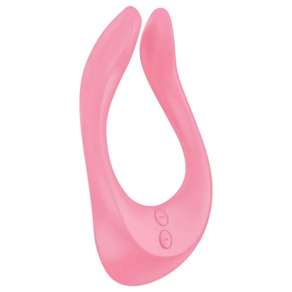 Satisfyer Endless Joy - punjivi vibrator za parove (ružičasti)