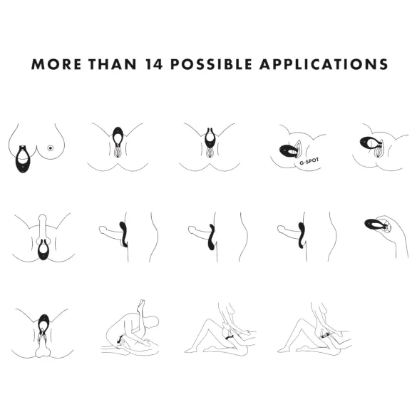 Satisfyer Endless Joy - punjivi vibrator za parove (ružičasti)