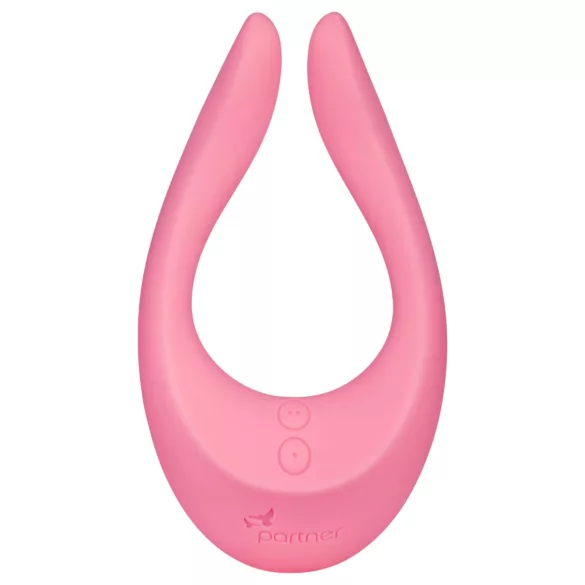 Satisfyer Endless Joy - punjivi vibrator za parove (ružičasti)