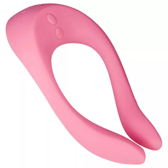 Satisfyer Endless Joy - punjivi vibrator za parove (ružičasti)
