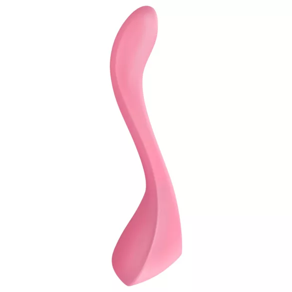 Satisfyer Endless Joy - punjivi vibrator za parove (ružičasti)